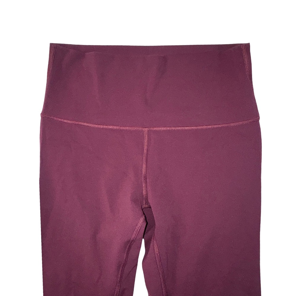 Lululemon Wunder Under High-Rise Crop Leggings Size 6 Black Cherry (Hi-Rise)